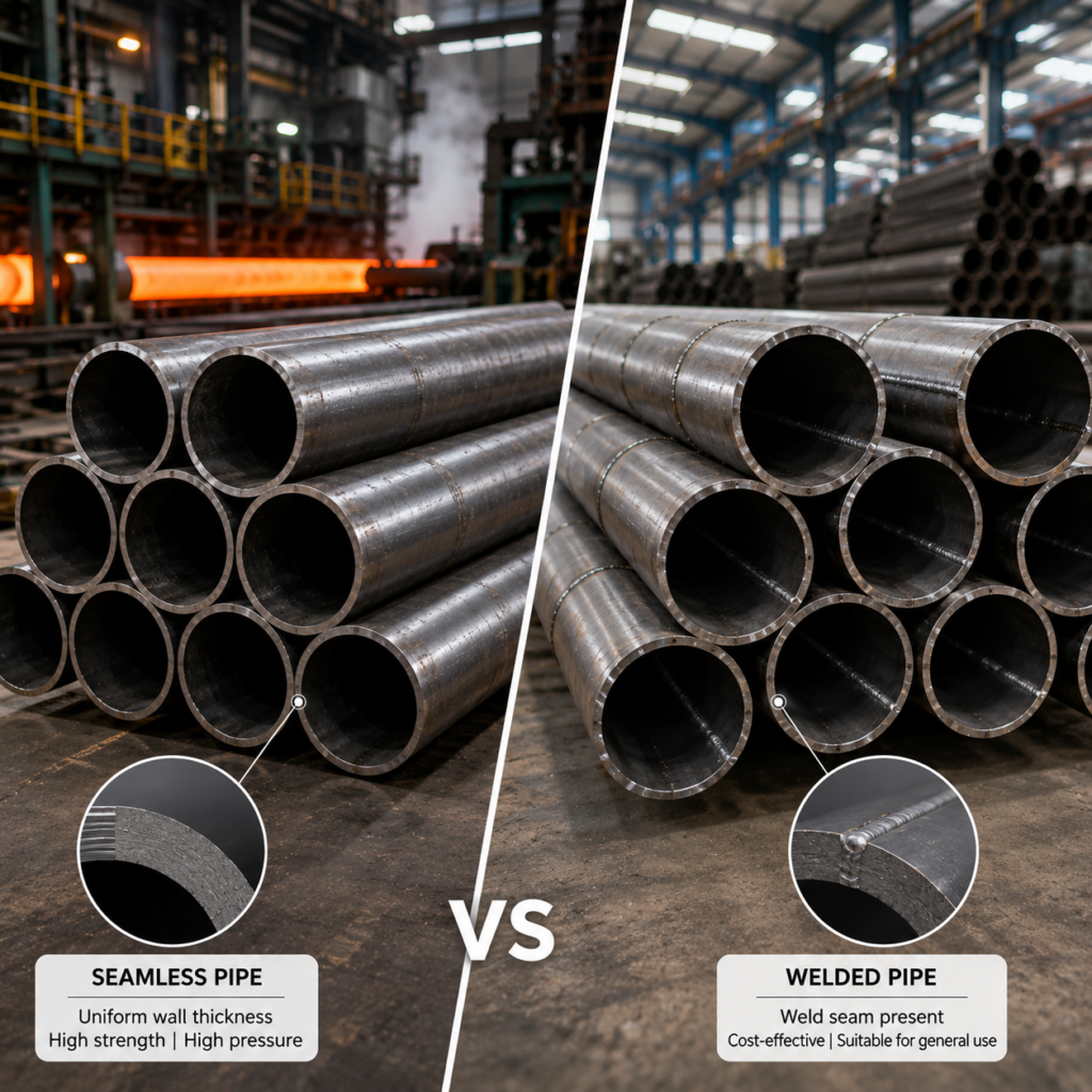 Seamless vs. Welded Carbon Steel Pipes Key Differences for Industrial Use