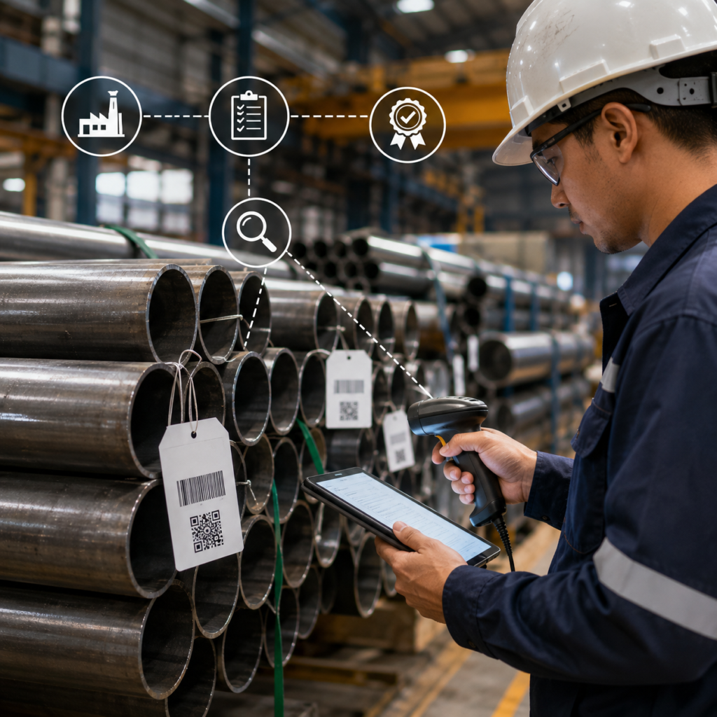 The Importance of Traceability in Industrial Piping Materials